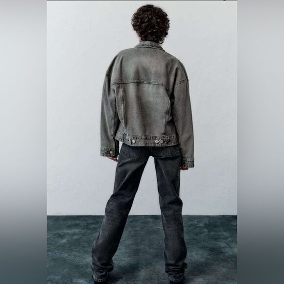 NWT Zara OVERSIZED MULTI-POSITIONAL JACKETSize M-L - Picture 3 of 12